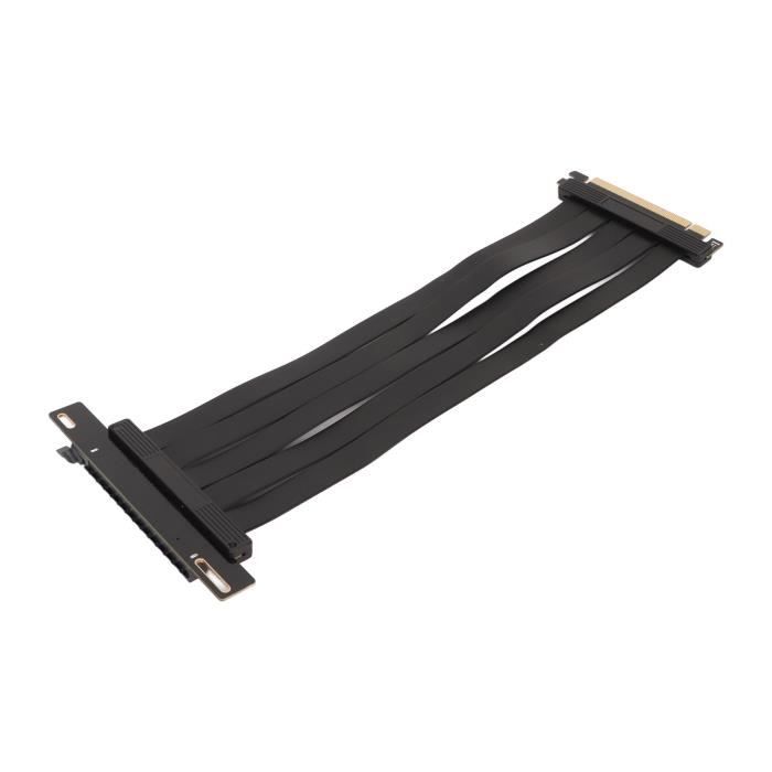 Câble élévateur PCIe 5.0 LIANLI 200mm - Pour Montage Vertical De Cartes Graphiques NVIDIA RTX5000 / AMD RX9070