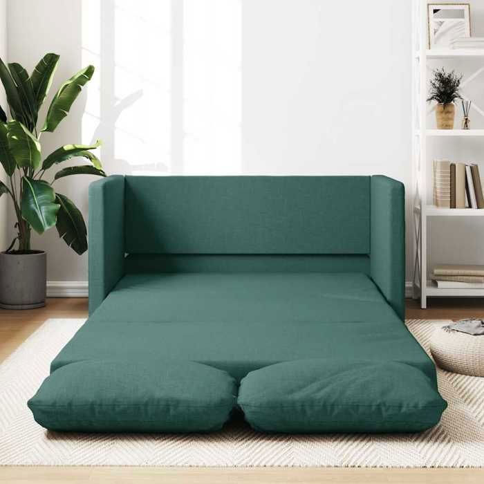 vidaXL Canapé-lit 2 en 1 Lit de Jour avec Coussins Rembourrés Lit dInvité Pliable Salle de Séjour Chambre à Coucher 353968