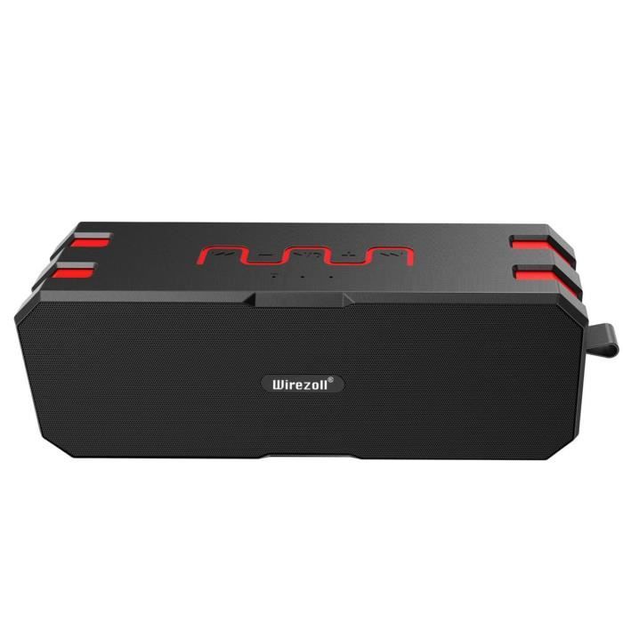 Wirezoll Enceinte Bluetooth Haut Parleur Portable Sans Fil
