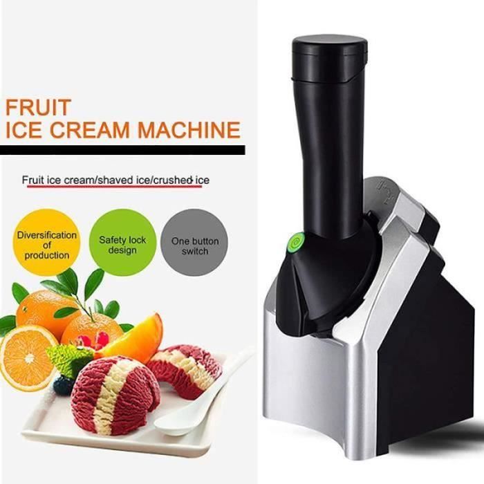 Machine à Crème Glacée électrique à Dessert Aux Fruits Sorbet électronique Machine à Yogourt Congelé pour Domestique Portable
