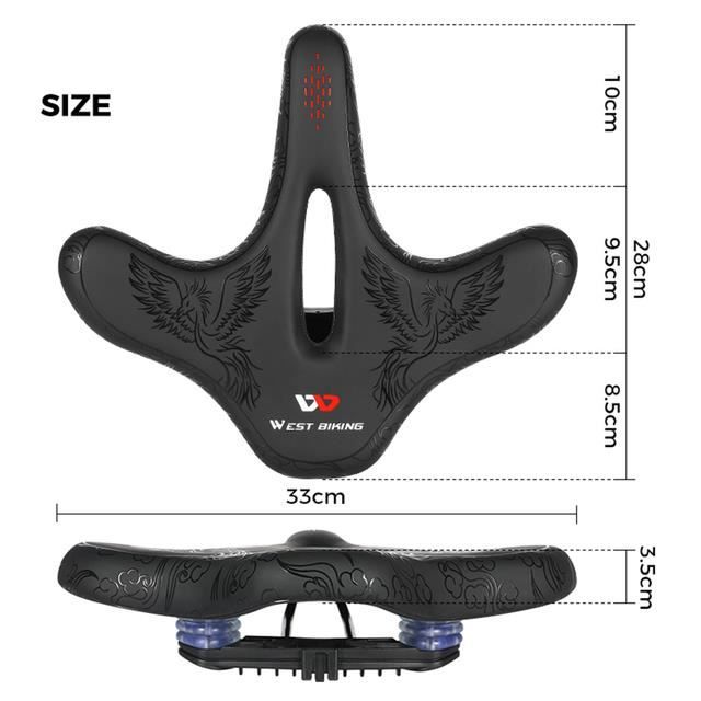 Siège de vélo selle de vélo confortable selles de gel à vélo de route