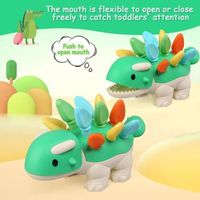 Piste De Course Voitures Dinosaures - Jouet Pour Bébé 1-2 Ans - Jeu Interactif Et éducatif