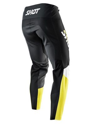 Pantalon Moto Shot Race Gear - Ultra-léger 260g, Coupe Préformée, Renforts Genoux