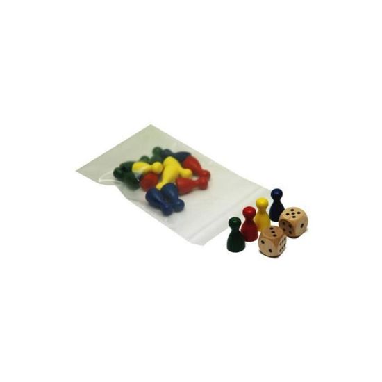40 pièces Pions en Bois pour Jouet,Jeux de Société,Figurines de Jeu Colorées,16 Cônes Halma en Bois et 2 Cubes en Bois - Jeux - Jouets