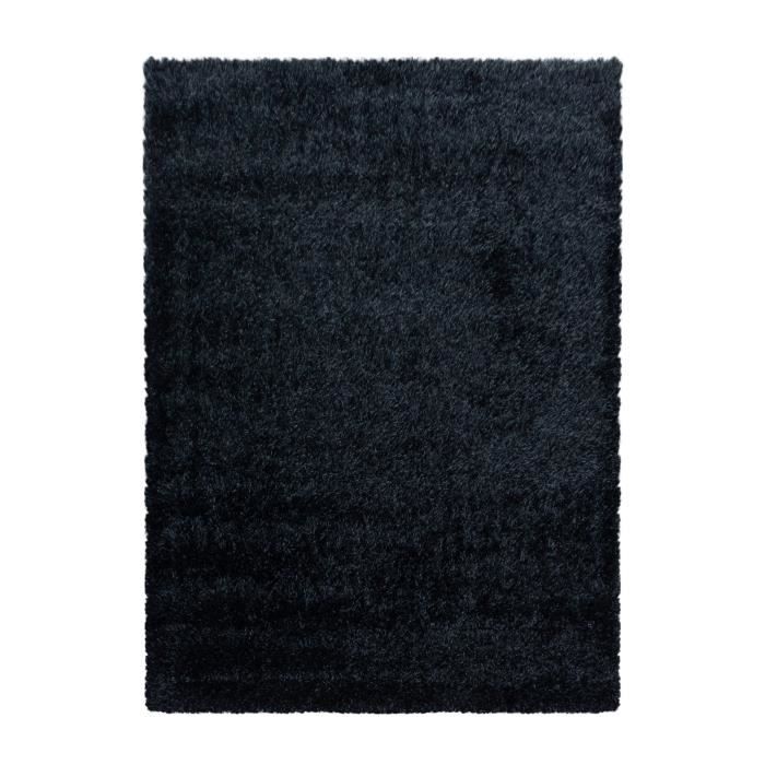 Jyswx Tapis Shaggy à Poils Longs - Doux, Antidérapant Et Lavable - Grand Tapis Moderne Pour Salon/Chambre à Coucher, Imitation Fourrure, Couleur : Bleu, Taille : 60 X 200 Cm