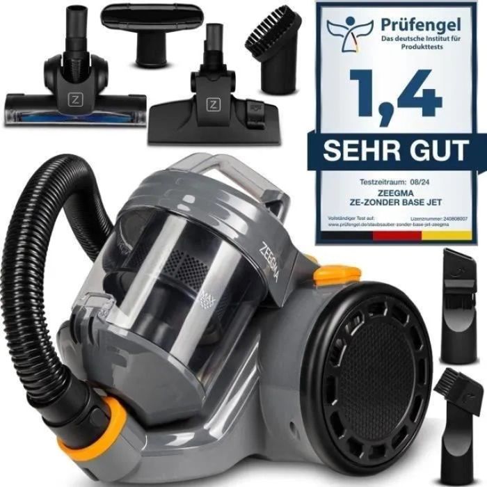 Aspirateur Laveur ZEEGMA Zonder Wash 1400W - Nettoyeur Tapis Et Sols, Réservoir 4L, Filtre HEPA - 3