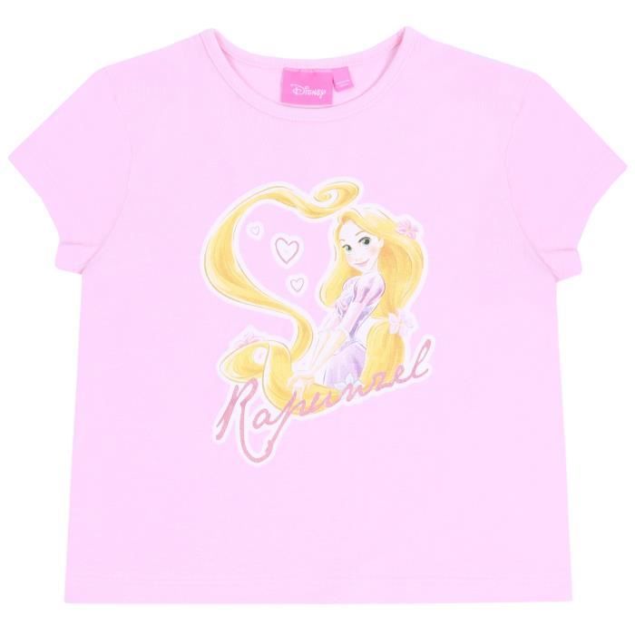Pyjama Disney Princess Rose Fille Raiponce