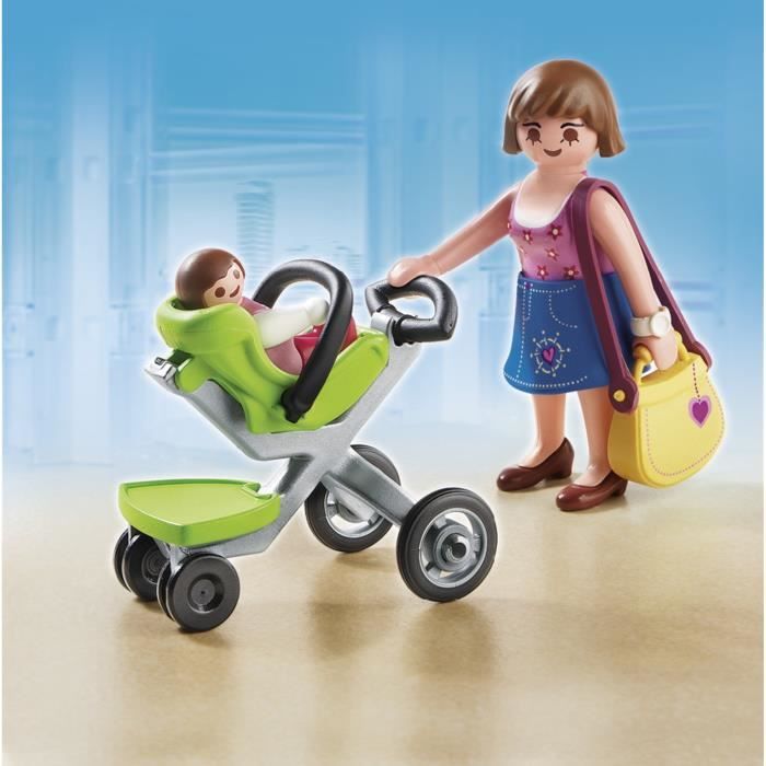 PLAYMOBIL 5491 Maman et Bebe avec Poussette Cdiscount Jeux Jouets