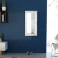 Miroir Mural moderne pour Salon, Chambre ou Dressing Style baroque 100 x 50 cm Blanc-2