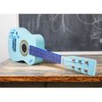 Guitare en bois pour enfant - NEW CLASSIC TOYS - Notes de musique - Bleu - 60 cm-2