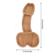 Planche Apéritif Planche d'apéritif en bois composite en forme de trompette Plateau de plats cuisinés 24.3x12.5cm Abilityshop-2