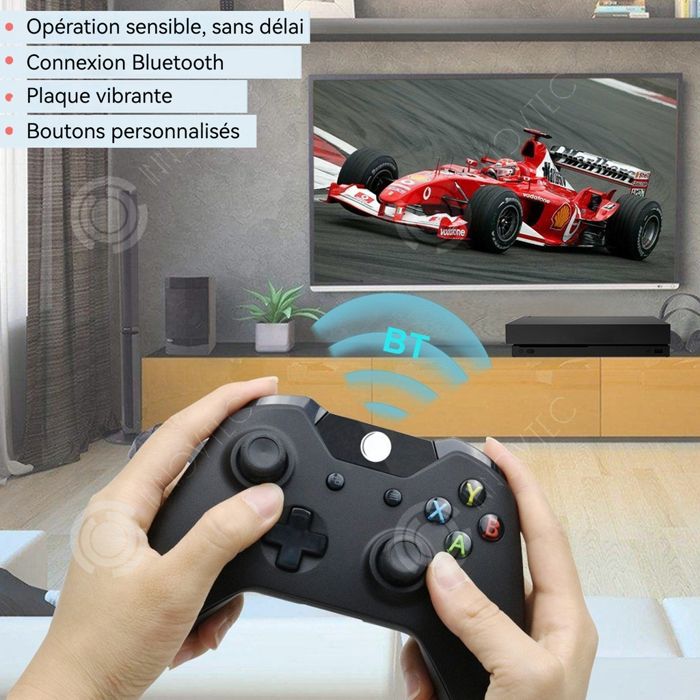 GAMINAlbanMG25Z-Manette de jeu sans fil Bluetooth pour Nintendo Switch, manette PC PS3, manette de jeu à vibrations pour touristes, sans décalage  44