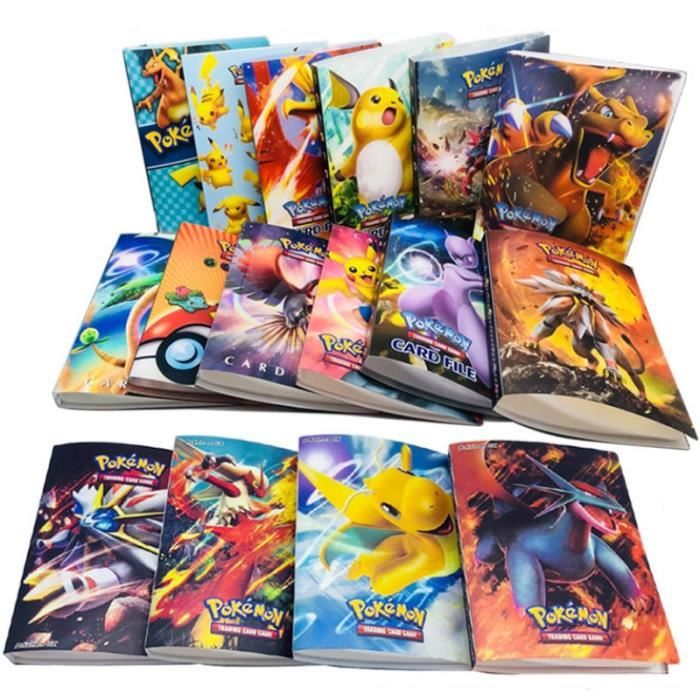 Album de cartes Pokémon, dossier de collection, jouets animés