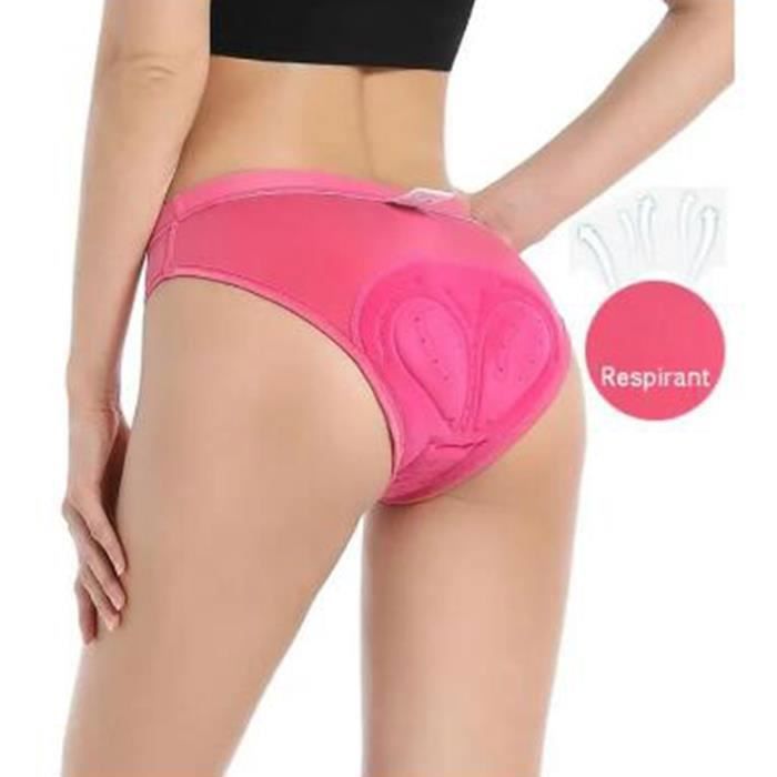 RiToEasysports Sous-vêtements De Cyclisme Pour Femmes, Shorts De Vélo Rembourrés 3D Sous-vêtements Shorts De Vélo à Séchage Rapide Sous-vêtements