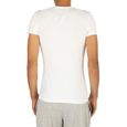 Emporio Armani Homme T-shirt avec logo méga, Blanc-3