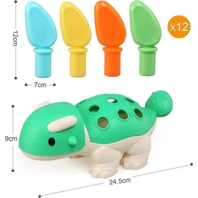 Piste De Course Voitures Dinosaures Pour Bébé 1-2 Ans - Jouet Montessori Motricité, Cadeau Anniversaire Garçon/Fille