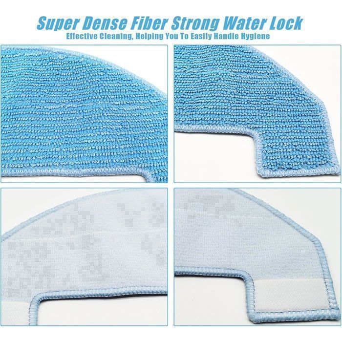 Lot Accessoires De Rechange Pour Aspirateur Proscenic Q8/Q8 Max - 15 Pièces : Brosses, Filtres, Serpillères, Sacs