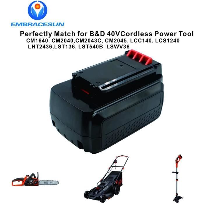 Black&Decker 40V electric tool Li ion Battery PCB LBXR36