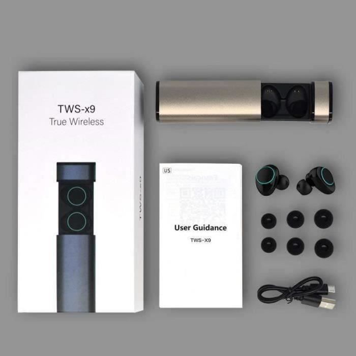 couteurs Bluetooth Sans Fil couteurs intra auriculaires avec