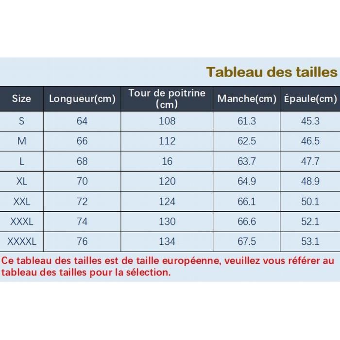 Taille m en deals chiffre veste homme