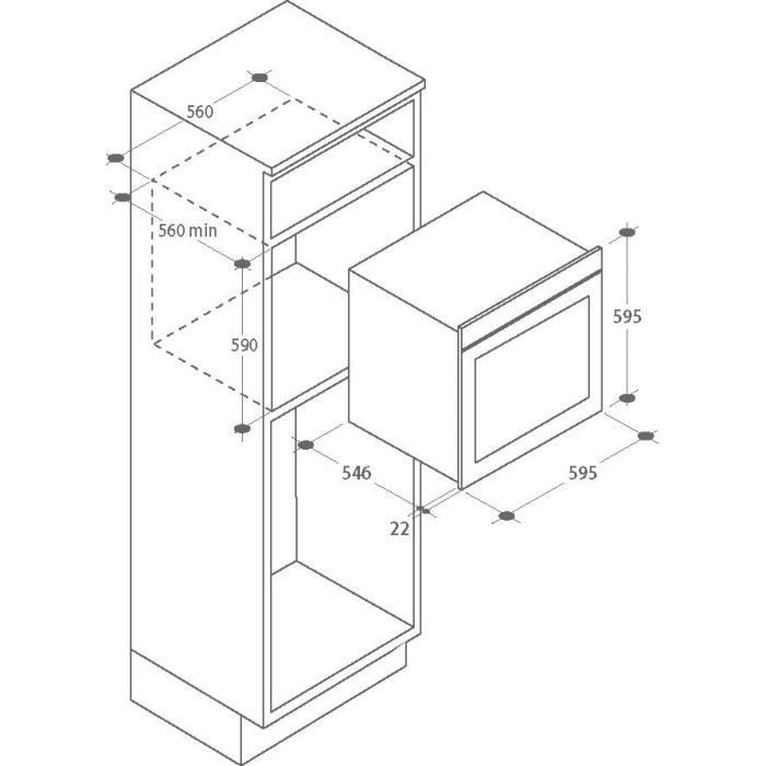  - RFSHT59 - Four Encastrable Multifonction -3