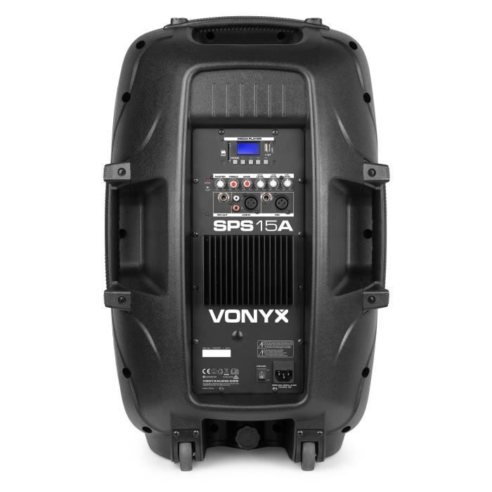 Vonyx Verve46 Enceinte Sono Portable 1000W, Enceinte Bluetooth Puissante
