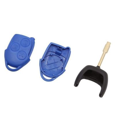 Coque De Clé Sans Lame Compatible Ford Transit (2006-2014) - Télécommande 3 Boutons - Marque Jongo