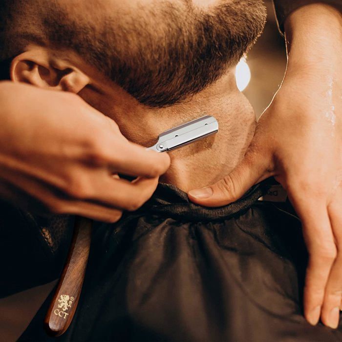 Rasoir Coupe-choux Manuel - Rasoir Droit Traditionnel Pour Barbe - Neuf