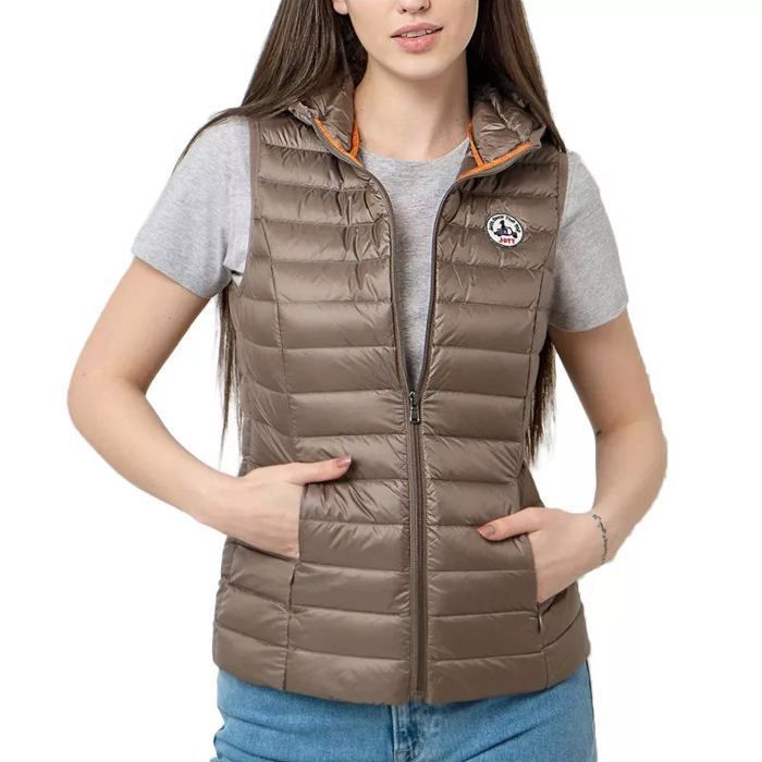 Doudoune Sans Manche Taupe Femme Jott Mali NOOS Brown Cdiscount