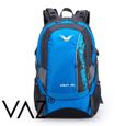 VAZ® Sac à dos Randonnée Professionnel Home et Femme étanche Nylon Backpacks 40L capacitédu sport,voyage, ,camping- VAD11 Bleu-0