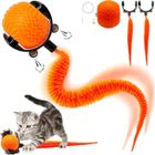 BRAND Rollerball pour chat, jouet interactif intelligent pour chat Self Rollerball, jouet électrique pour chat,360 ° rouler chaton ball