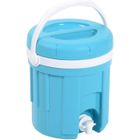 EDA PLASTIQUE Fontaine isothèrme Iceberg - Coque isolante thermoformée - Bleu turquoise - 4 L