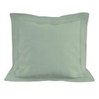 Taie d'oreiller en coton 57 fils 63x63 cm UNI vert d'eau, par Soleil d'ocre