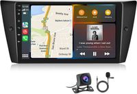 Android 12 Autoradio pour BMW 3 Series E90/E92/E93 2005-2012 avec Wireless Carplay Android Auto, 9" écran 2 Din Radio avec