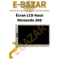 Écran Supérieur LCD Haut Nintendo 3DS - EBAZAR - Noir - Pixels morts - Affichage défectueux - Résolution 800x240