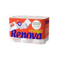 LOT DE 2 - RENOVA - Papier toilette Magic - paquet de 12 rouleaux