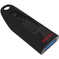Clé USB 3.0 SanDisk Ultra 64 Go avec une vitesse de lecture allant jusqu'à 100 Mo/s 
