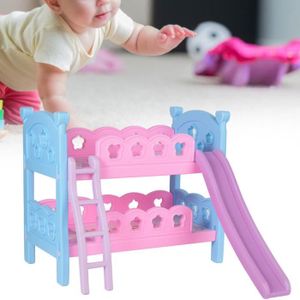 Échelle 1:12 Peint En Blanc bébés Chaise Haute Maison de Poupées pépinière salle à manger 130
