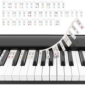 PIANO Autocollants pour notes de piano, piano, piano, touches de piano, autocollants pour piano, autocollants pour piano pour.[Q992]