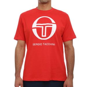 T-SHIRT T-shirt Rouge Homme Sergio Tacchini Stadium