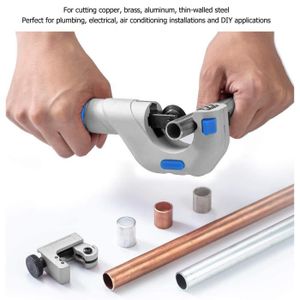 Kit d'outils d'évasement pour tubes en cuivre, laiton ou aluminium à paroi  mince - CUQUE - 9 pièces - Cdiscount Bricolage
