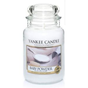 BOUGIE DÉCORATIVE Yankee candle 1038414E Bougie votive senteur Talc de bébé 49 g Blanc76