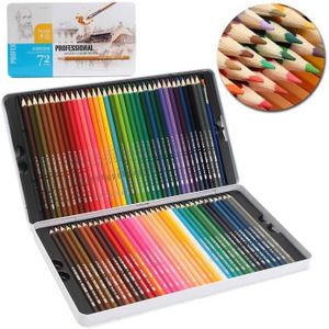 CRAYON DE COULEUR Ywei 72 couleur crayons stylo plomb atoxique paste