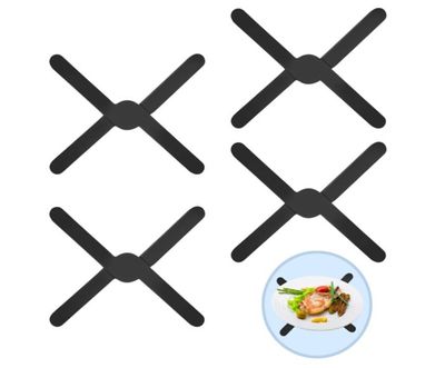 Walfos Lot De 4 Dessous De Plat En Silicone Pour Casseroles Et Poêles Chaudes - Résistants à