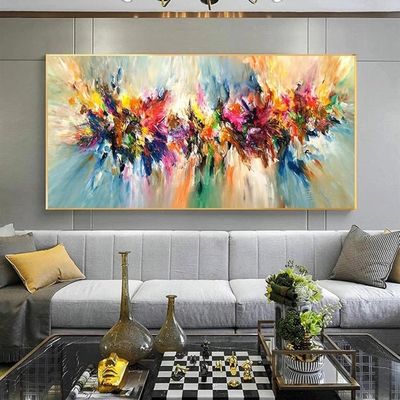 3 Pcs Tableaux Feuilles De Ginkgo Biloba Doré - Impression Sur Toile Encadrée Prête à Accrocher 90x40cm