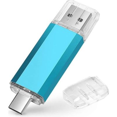 SIMMAX Clé USB 32 Go Lot De 3 - Mémoire Stick USB 2.0 Flash Drive Rose Bleu Vert - Stockage Fiable Et Coloré