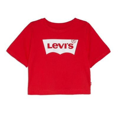 T-shirt LEVIS 4E0220 Rouge Manches courtes Fille Rosso