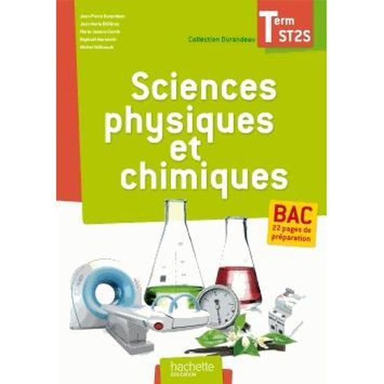 Sciences Physiques Et Chimiques Tle St2s Cdiscount Librairie Sciences Physiques Et Chimiques Tle St2s Cdiscount Librairie