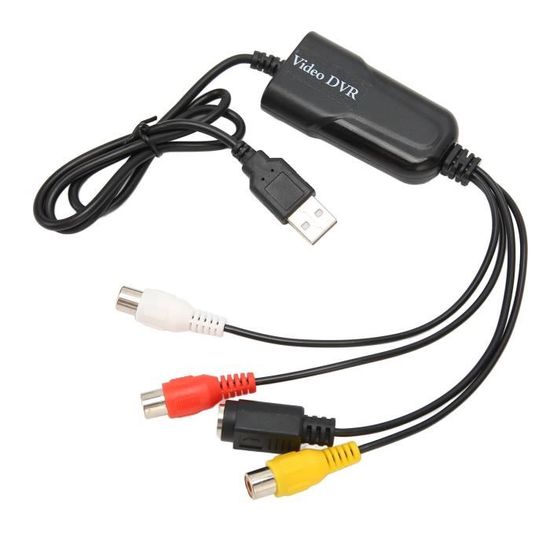 Carte De Capture Vidéo TCNEWCL RCA Vers USB - Pour Numériser VHS Et DVD