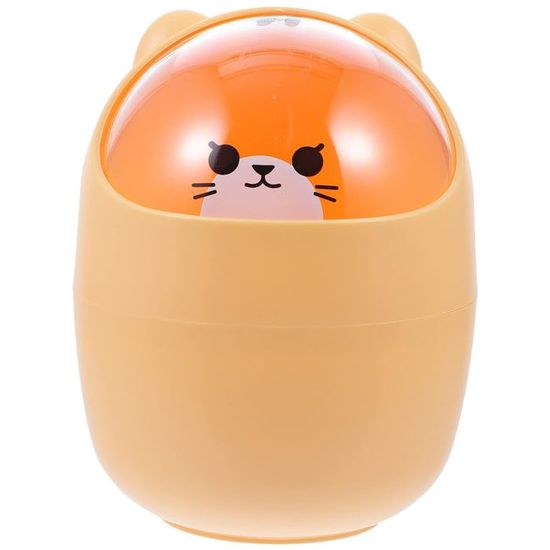 Poubelle De Comptoir, Bureau En Forme D'Ours Mignon, Petite